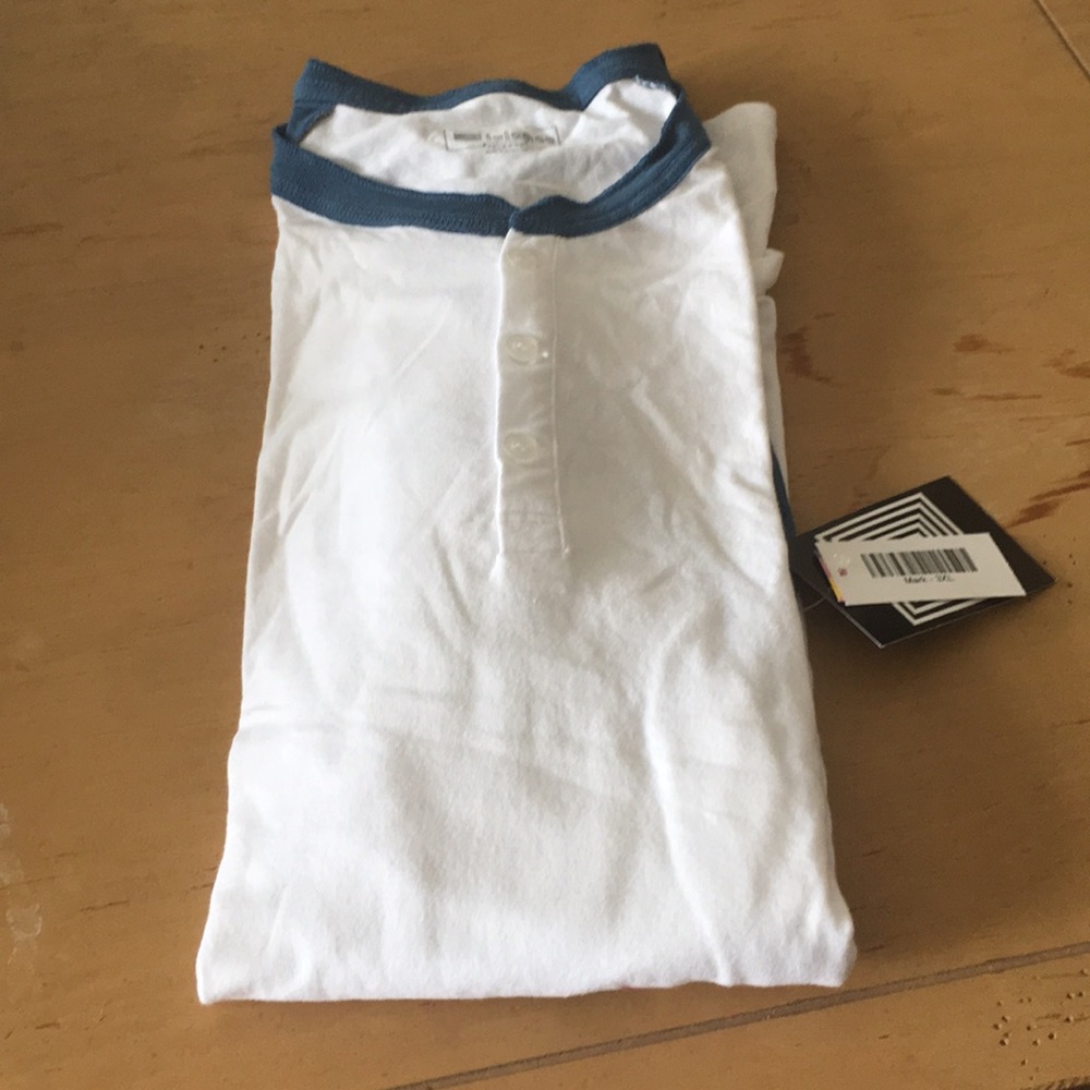 3xl lularoe Mark white and blue
